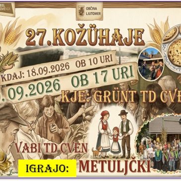 Vabljeni na 27. kožühaje