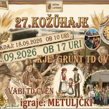 Vabljeni na 27. kožühaje